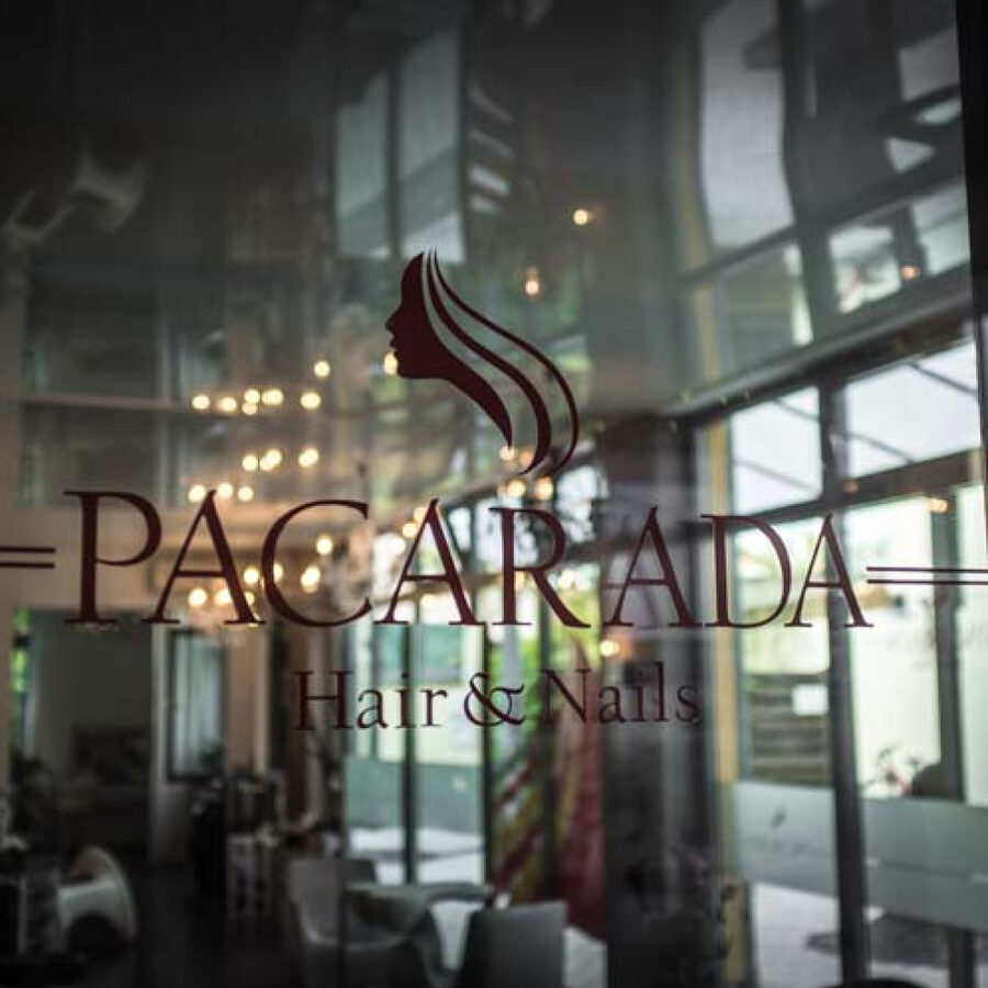 PACARADA lettering on the entrance door